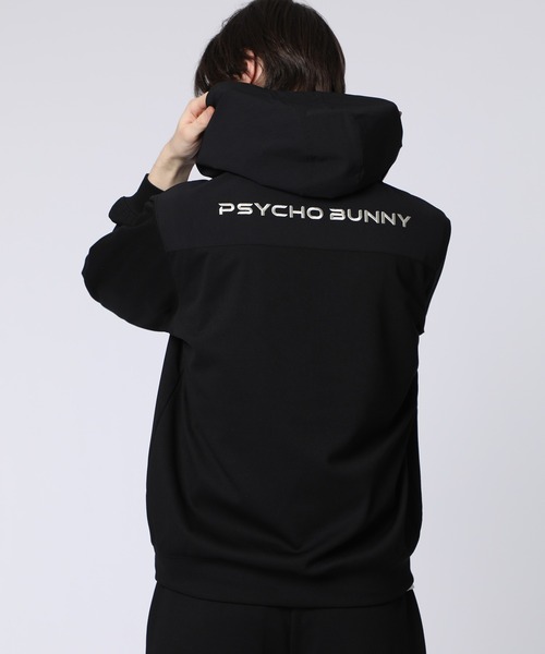 Psycho Bunny（サイコバニー） パーカー 異素材切替 ワッフル