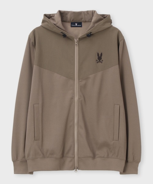 Psycho Bunny（サイコバニー） パーカー 異素材切替 ワッフル