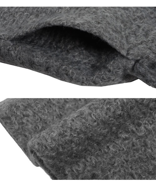 「KOBE LETTUCE」 ノーカラーコート M グレー レディース_画像5