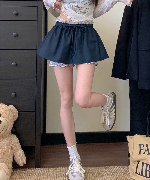 LADY LIKE（レディライク） スカート 「春夏新作」レイヤード風見せ