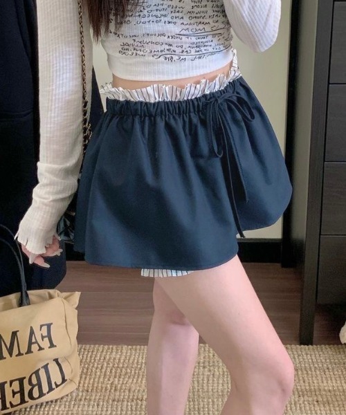 LADY LIKE（レディライク） スカート 「春夏新作」レイヤード風見せ
