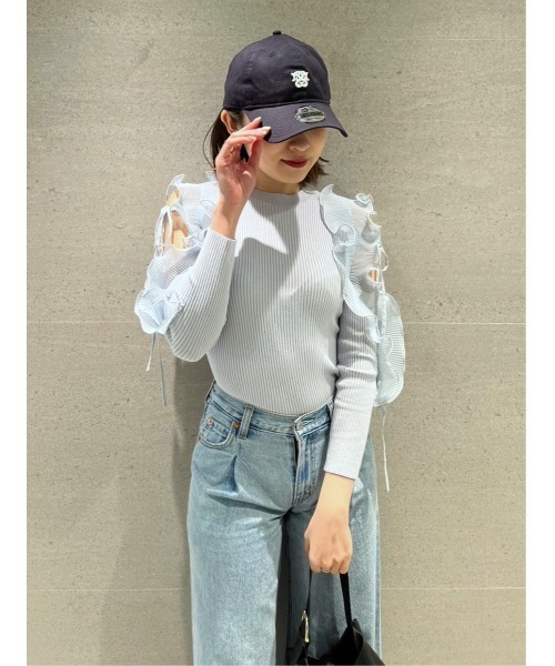 「SNIDEL」 長袖ニット ONE SIZE ホワイト レディースの画像