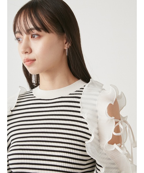 「SNIDEL」 長袖ニット ONE SIZE ホワイト レディースの画像