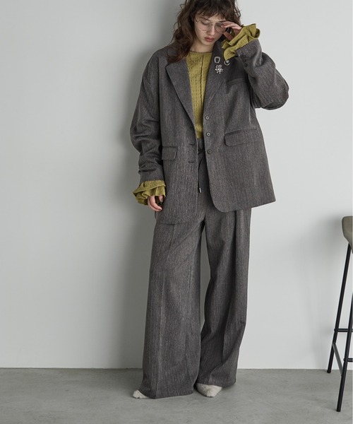 「THE YOn」 スラックス S グレー レディース_画像2