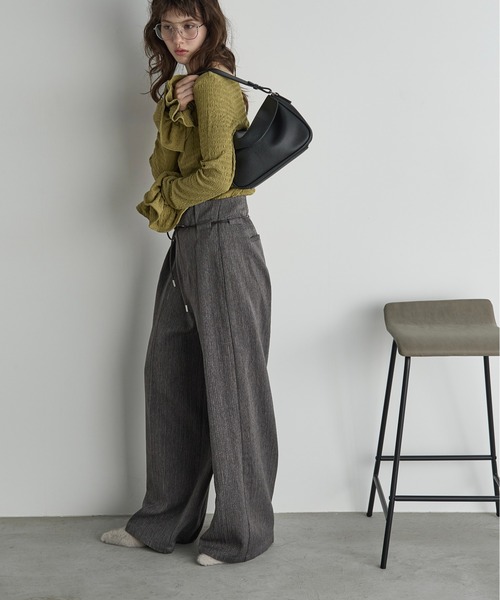 「THE YOn」 スラックス S グレー レディース_画像7