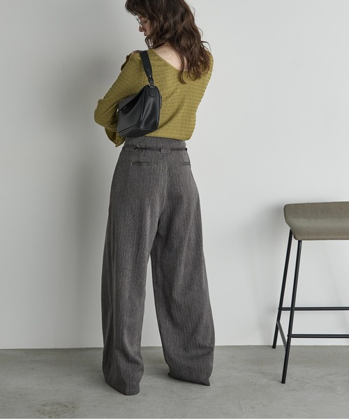 「THE YOn」 スラックス S グレー レディース_画像8