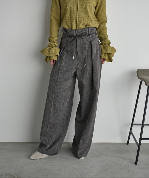 「THE YOn」 スラックス S グレー レディース_画像9