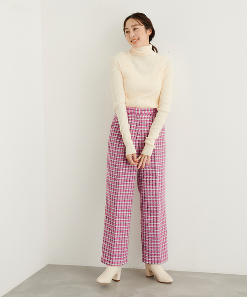 「LE CERCLE par rope'」 パンツ L ピンク系その他2 レディース_画像5