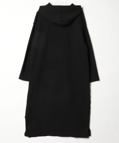 「Q」 長袖ワンピース MEDIUM ブラック レディース_画像2