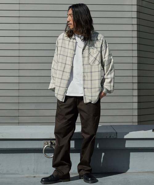 REMI RELIEF（レミ レリーフ） シャツ レーヨンツイルチェックシャツ