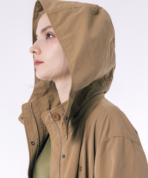 「LACOSTE」 コート 40 ダークネイビー レディースの画像