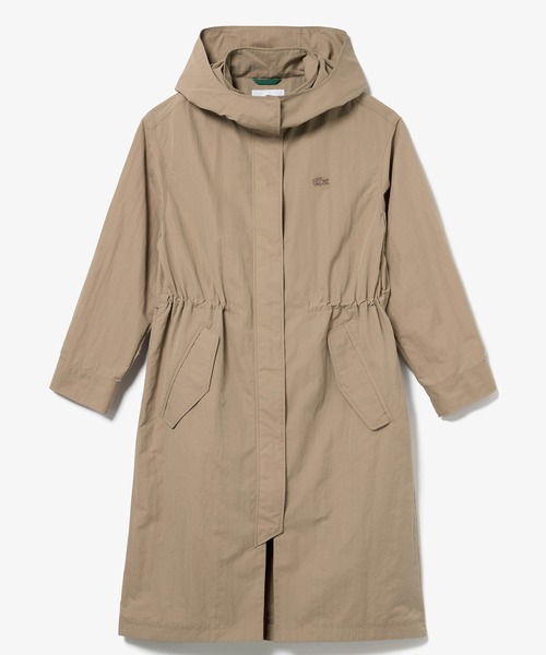 「LACOSTE」 コート 40 ダークネイビー レディースの画像