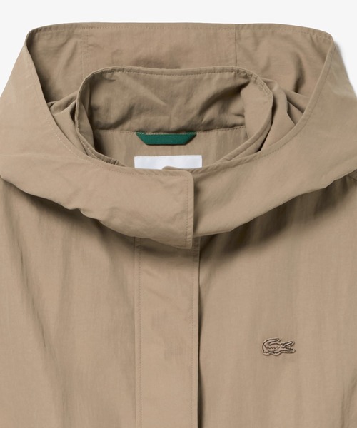 「LACOSTE」 コート 40 ダークネイビー レディースの画像