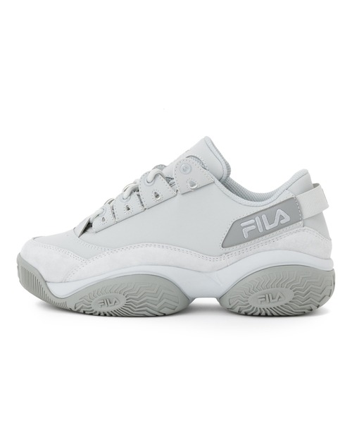 「FILA」 ローカットスニーカー 23.5cm グレー レディース_画像2