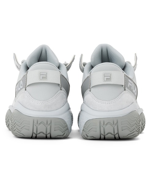 「FILA」 ローカットスニーカー 23.5cm グレー レディース_画像4
