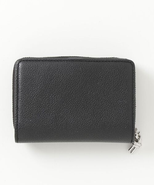 「VASIC」 ワンポイント財布 - ブラック レディース_画像2
