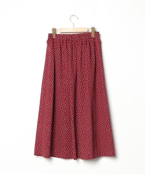 「lene non finito」 ドット柄フレアスカート FREE パープル レディース_画像2