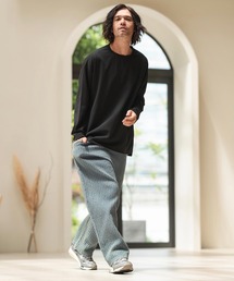 「CAMBIO」 イージーパンツ M ワンウォッシュ メンズの画像8