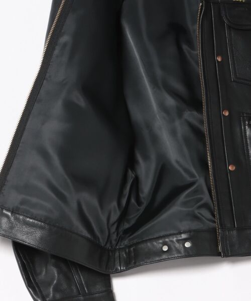 【希少】 wrangler ラングラー 24MJZ リアルレザー ジャケット Wrangler（ラングラー） 24MJZ WM4024 ジップフル オープン ヤギ革