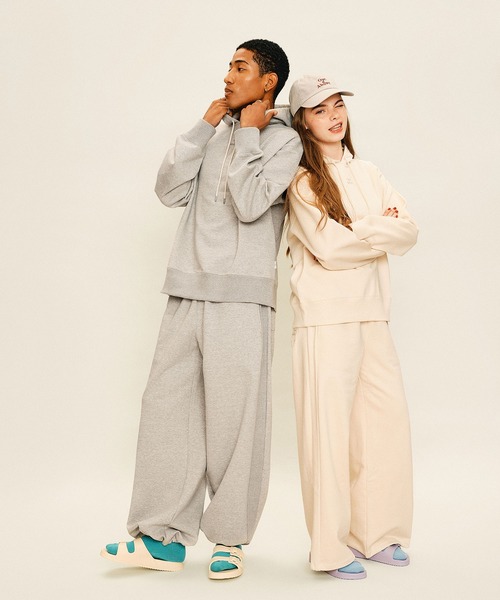 スウェットパンツ ジャージ オリジナルロゴスウェットパンツ レディース_5
