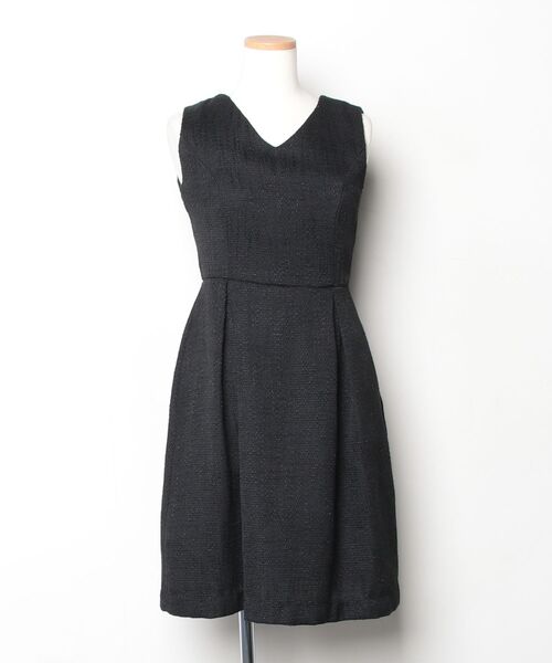 「DRESS LAB」 ツイードジャケット S ブラック レディース_画像3