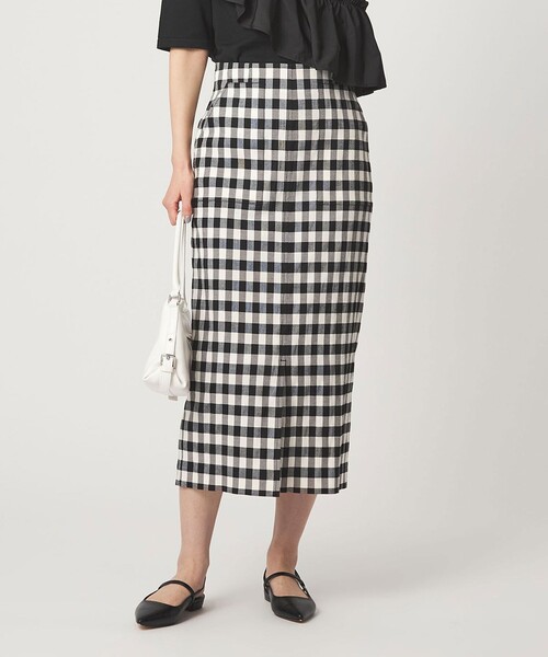 スカート 「size SHORTあり」Daily Chic カラミ タイト スカート マシンウォッシャブル