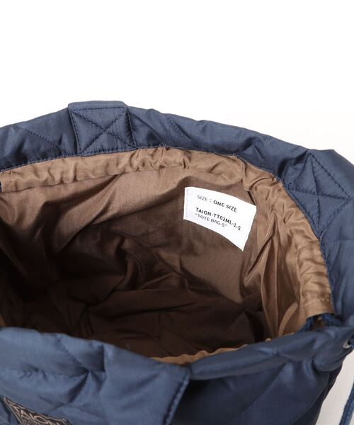 「TAION」 ハンドバッグ フリー チャコールグレー レディース_画像4