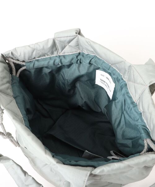 「TAION」 ハンドバッグ フリー チャコールグレー レディース_画像5