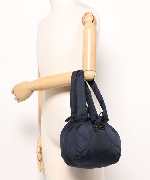 「TAION」 ハンドバッグ フリー チャコールグレー レディース_画像8