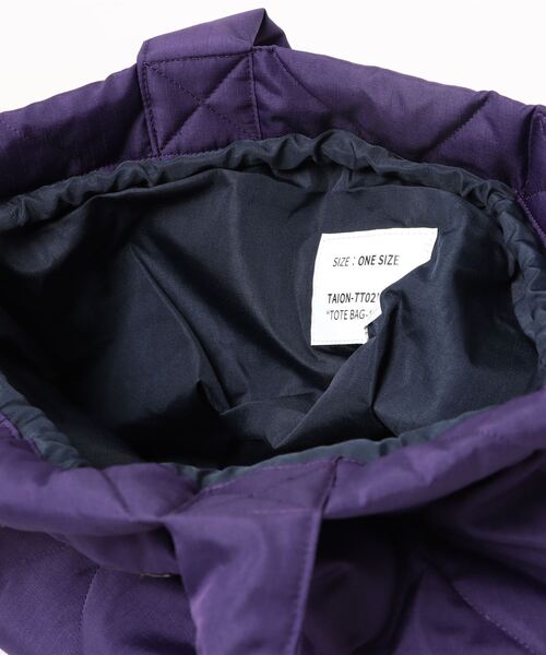 「TAION」 ハンドバッグ フリー チャコールグレー レディース_画像9