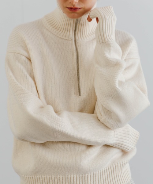 neko★新品タグ付き 定価23,100円 CREDONA ウール CREDONA（クレドナ） ニット セーター WOOL DRIVERS KNIT/ウール
