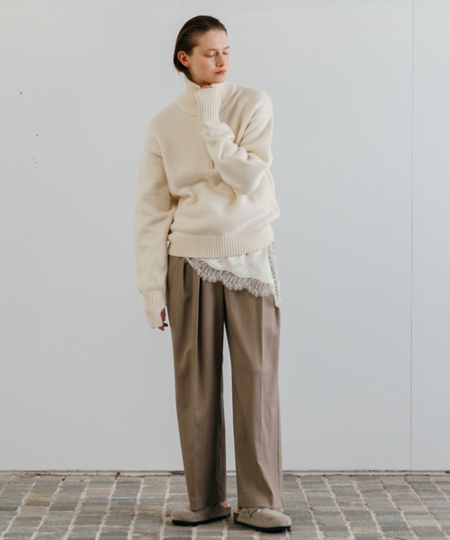 CREDONA（クレドナ） ニット セーター WOOL DRIVERS KNIT/ウール