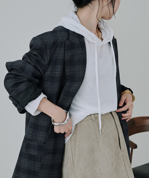 「Omekashi」 長袖カットソー FREE オフホワイト レディース_画像8