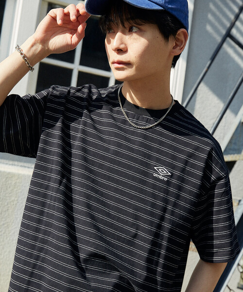 umbro（アンブロ） tシャツ × PUBLUX/アンブロ 別注 ワンポイント ロゴ