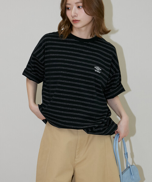 umbro（アンブロ） tシャツ × PUBLUX/アンブロ 別注 ワンポイント ロゴ