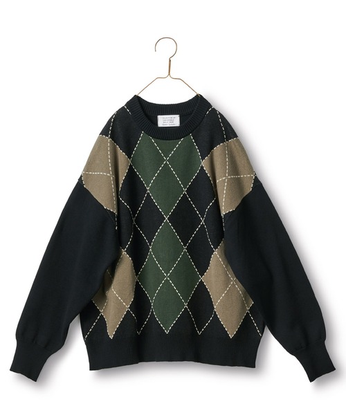 「Sunny clouds」 長袖ニット X-LARGE ブラック系その他 レディース_画像9