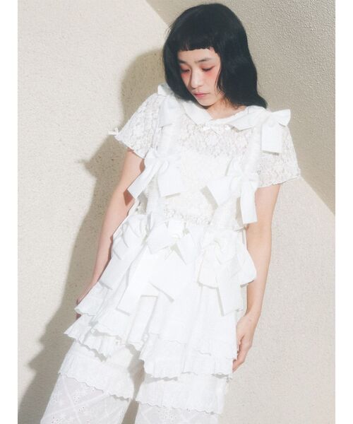merry jenny（メリージェニー） ベルト Tulle ribbon harness