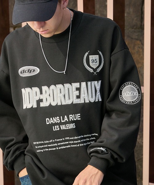 「ddp」 スウェットカットソー M ブラウン メンズ_画像6