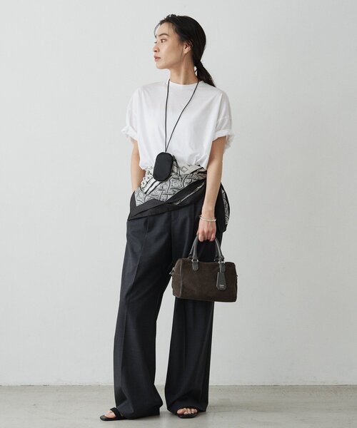 「russet」 2WAYバッグ FREE グレー レディースの画像