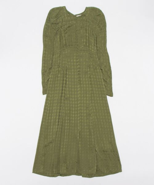 「FRAY I.D」 長袖ワンピース 1 グリーン レディース_画像2
