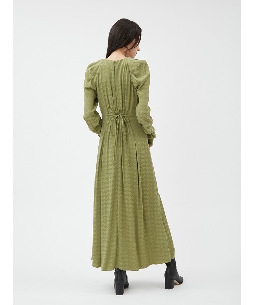 「FRAY I.D」 長袖ワンピース 1 グリーン レディース_画像9