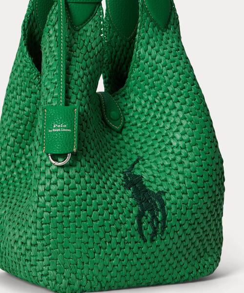 ポロ　バイ　ラルフローレン ラフィア POLO RALPH LAUREN（ポロ・ラルフローレン） トートバッグ Polo Play