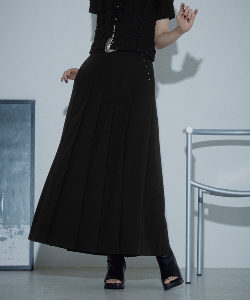 PAGEBOY（ページボーイ） ロング スカート スタッズプリーツスリット