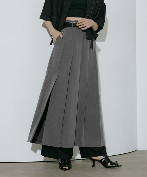 PAGEBOY（ページボーイ） ロング スカート スタッズプリーツスリット