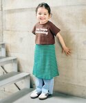 ワンピース 「2Pセット」ショート丈ロゴTシャ...の詳細画像3