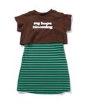 ワンピース 「2Pセット」ショート丈ロゴTシャ...の詳細画像1