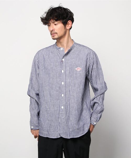 Danton（ダントン） 長袖シャツ 42 グレー メンズ : ZOZOTOWN Yahoo!店