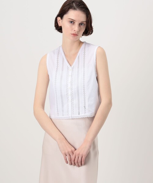 TOMORROWLAND collection ブラウス シャツ コットンコンビネーション TOMORROWLAND collection ブラウス シャツ コットンコンビネーション