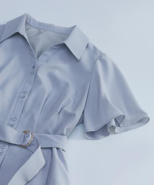 パーティードレス シャツワンピース 「sweet掲載」「ちょうど、いい服」“初めまして”がうまくいく好印象ワンピースの画像
