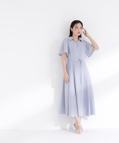 パーティードレス シャツワンピース 「sweet掲載」「ちょうど、いい服」“初めまして”がうまくいく好印象ワンピースの画像